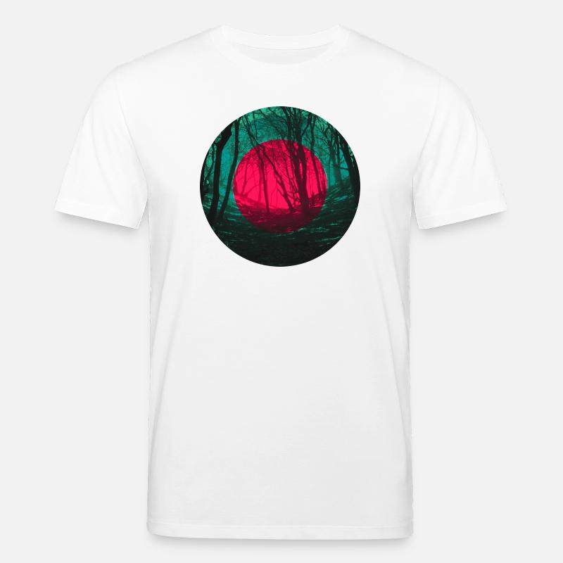 Forest eclipse - Stanley/Stella CREATOR Unisex Organic T-Shirt - white