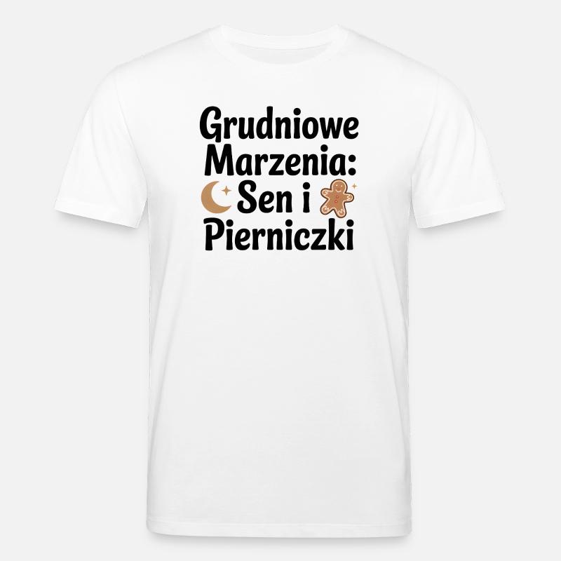 Dezemberträume: Schlaf und Lebkuchen - Stanley/Stella Unisex Bio-T-Shirt CREATOR  - Weiß