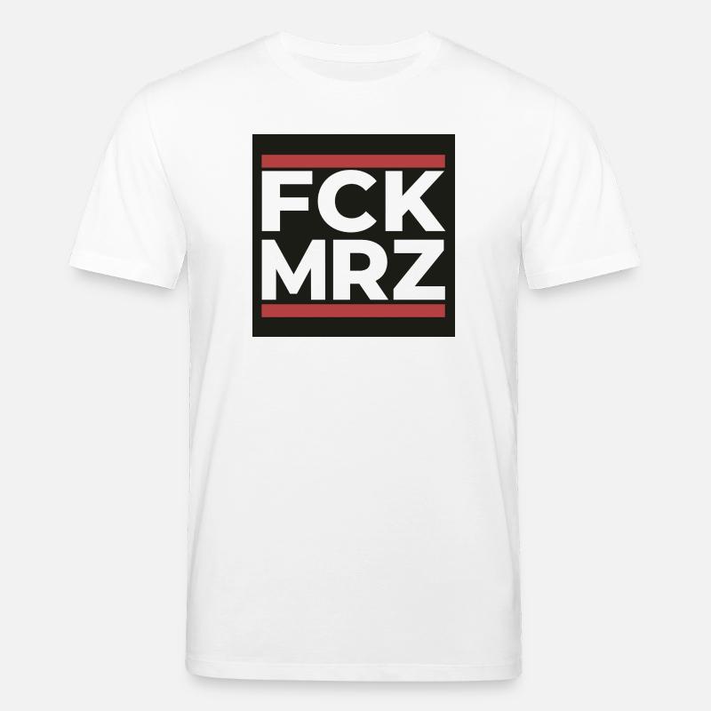 FCK Mar – Déclaration antifasciste Shi - T-shirt bio CREATOR Stanley/Stella Unisexe - blanc