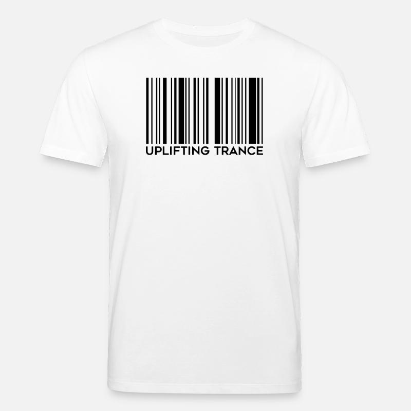 Erhebender Trance-Barcode - Stanley/Stella Unisex Bio-T-Shirt CREATOR  - Weiß