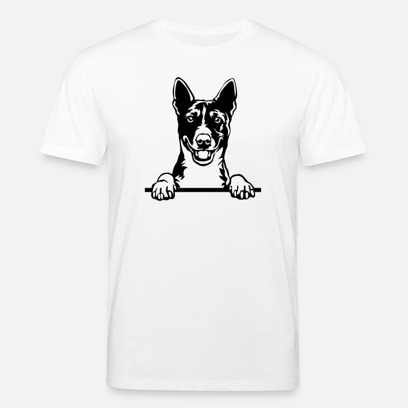 Chef Basenji - T-shirt bio CREATOR Stanley/Stella Unisexe - blanc