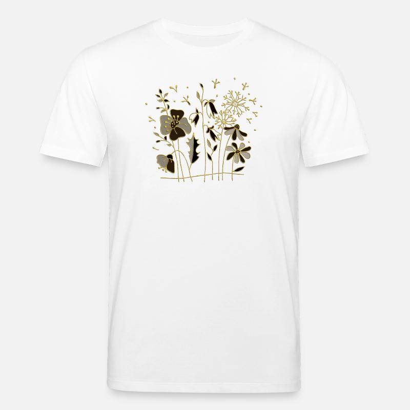 Fleur - T-shirt bio CREATOR Stanley/Stella Unisexe - blanc