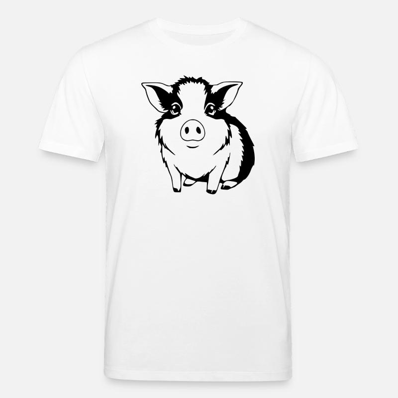T-shirt cochon d’Inde cadeau - T-shirt bio CREATOR Stanley/Stella Unisexe - blanc