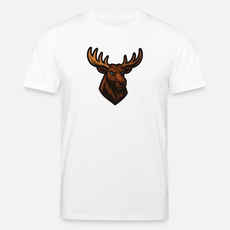Elchkopf Illustration - Stanley/Stella Unisex Bio-T-Shirt CREATOR  - Weiß