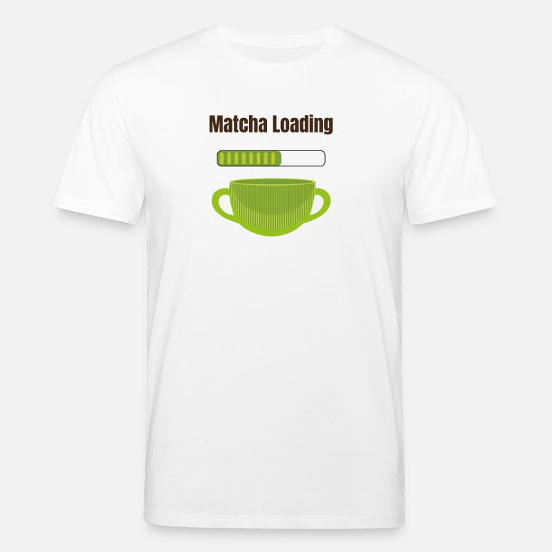 Matcha Loading - Stanley/Stella Unisex Bio-T-Shirt CREATOR  - Weiß