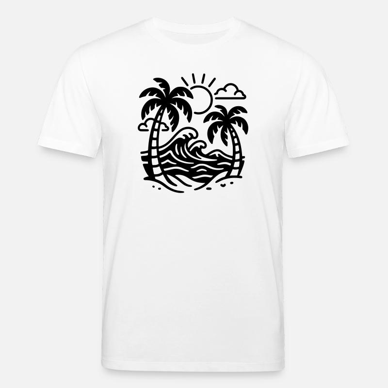 Urlaub - Stanley/Stella Unisex Bio-T-Shirt CREATOR  - Weiß
