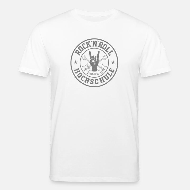 Rock 'n' Roll Hochschule Logo - Stanley/Stella Unisex Bio-T-Shirt CREATOR - Weiß