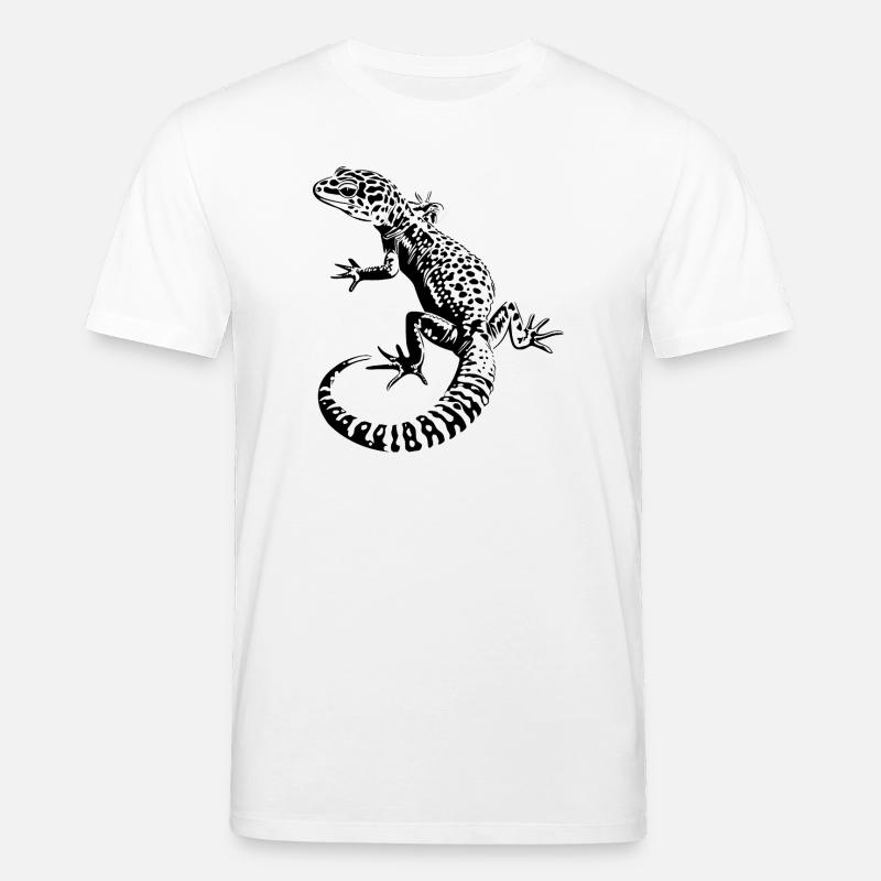 Léopardgecko - T-shirt bio CREATOR Stanley/Stella Unisexe - blanc