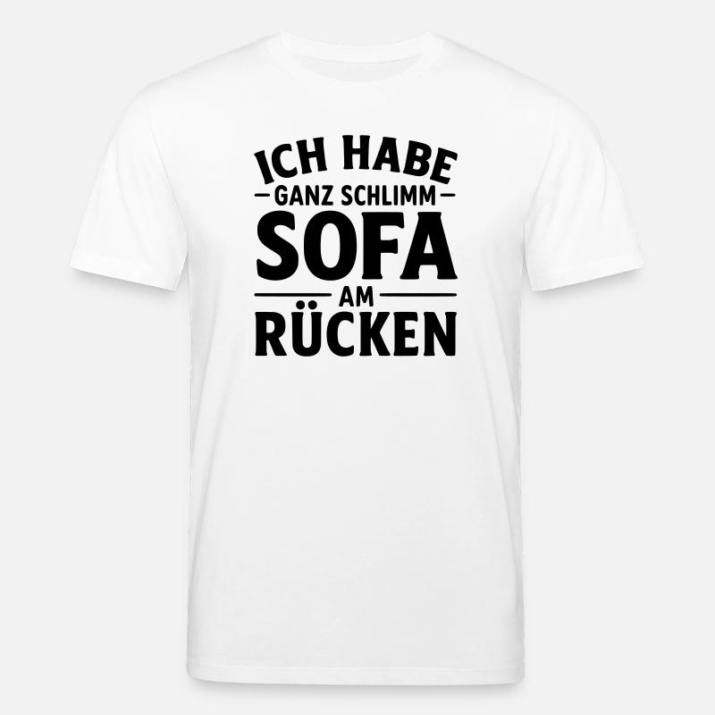 Sofa Chillmodus Sunday Mode Mood Sonntags Outfit - Stanley/Stella Unisex Bio-T-Shirt CREATOR  - Weiß