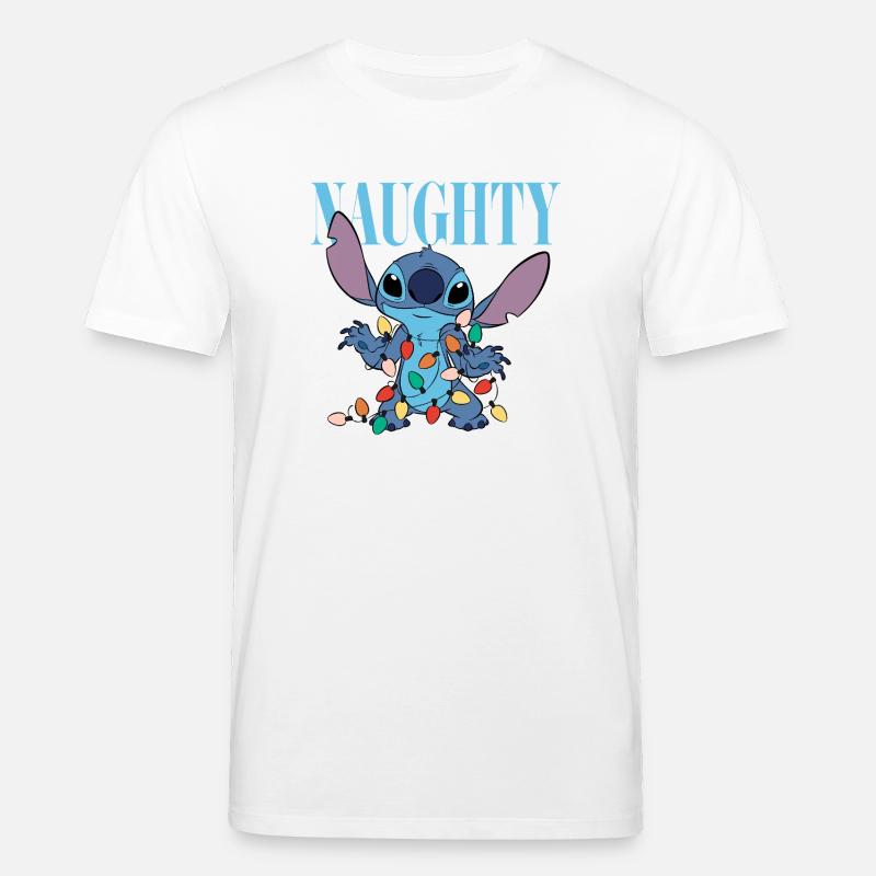 Lilo & Stitch Weihnachten Mit Stitch - Stanley/Stella Unisex Bio-T-Shirt CREATOR - Weiß