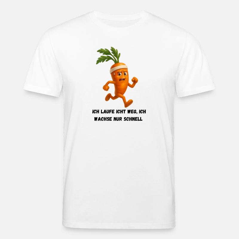 Flitzender Karottenheld - Stanley/Stella Unisex Bio-T-Shirt CREATOR  - Weiß