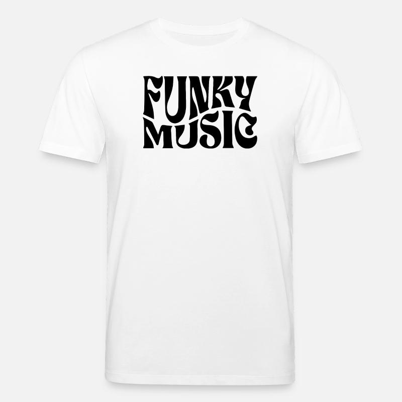Funky Musik typografisches Design - Stanley/Stella Unisex Bio-T-Shirt CREATOR  - Weiß