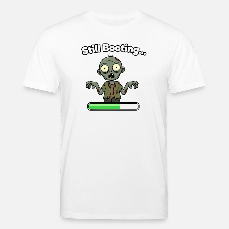 Zombie Still Booting Ladebalken - Stanley/Stella Unisex Bio-T-Shirt CREATOR  - Weiß