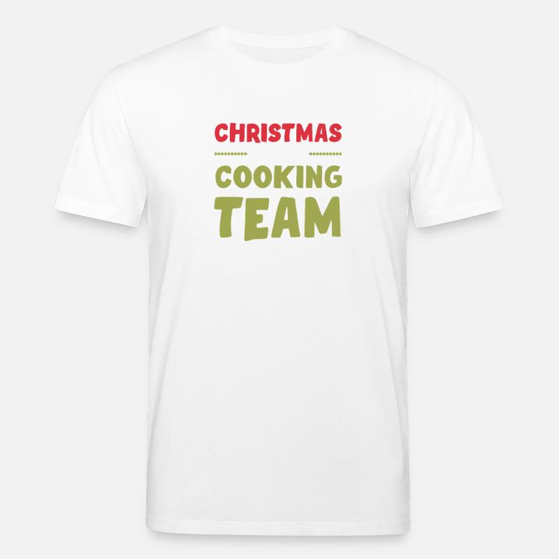 Weihnachts Kochen Backen Team - Stanley/Stella Unisex Bio-T-Shirt CREATOR  - Weiß