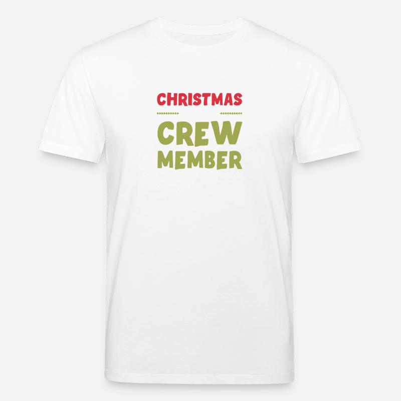 Weihnachten Crew Christmas - Stanley/Stella Unisex Bio-T-Shirt CREATOR  - Weiß