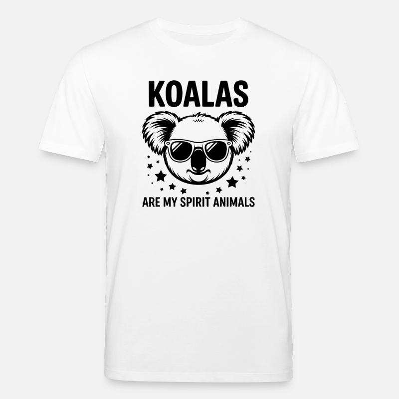 Koala Spruch Koalas Lustiges Koala Geschenk - Stanley/Stella Unisex Bio-T-Shirt CREATOR  - Weiß