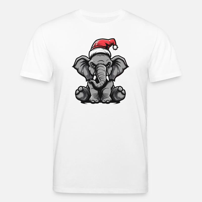 Mammut Weihnachten - Stanley/Stella Unisex Bio-T-Shirt CREATOR  - Weiß