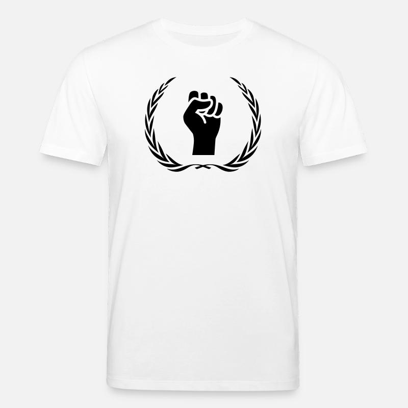 Hand Faust Kranz - Stanley/Stella Unisex Bio-T-Shirt CREATOR  - Weiß