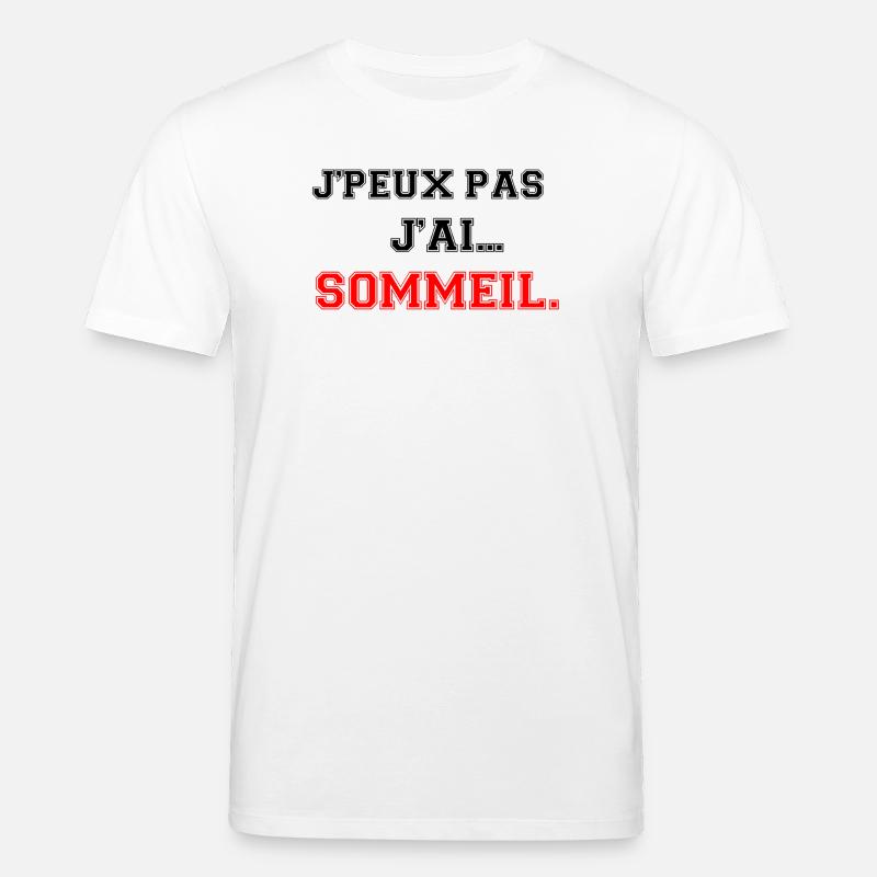 Ich kann nicht, ich bin müde. - Stanley/Stella Unisex Bio-T-Shirt CREATOR  - Weiß