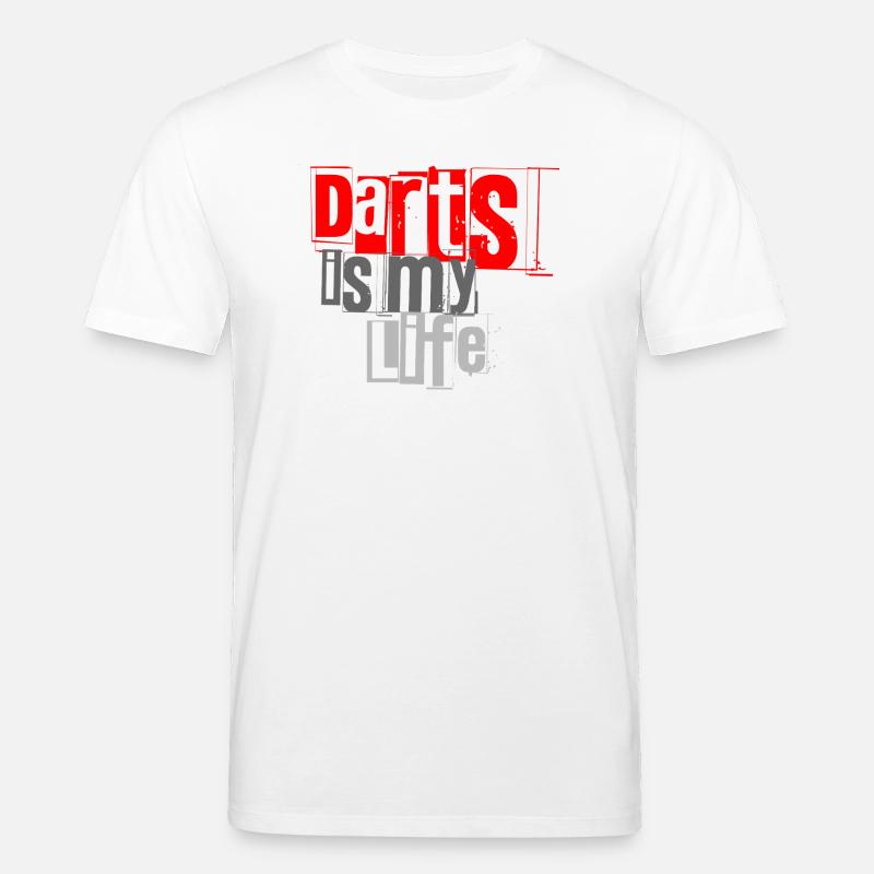 Dart,Darts is my Life 1 - Stanley/Stella Unisex Bio-T-Shirt CREATOR  - Weiß