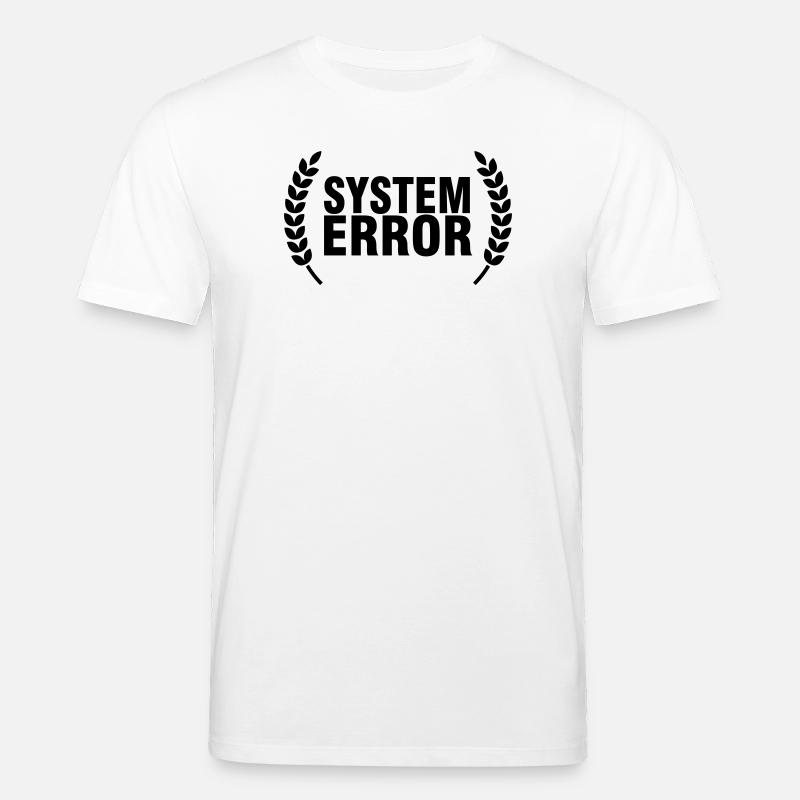 System failure - Stanley/Stella CREATOR Unisex Organic T-Shirt - white
