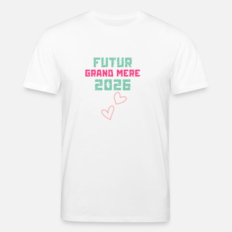 Zukünftige Großmutter 2026 - Stanley/Stella Unisex Bio-T-Shirt CREATOR  - Weiß