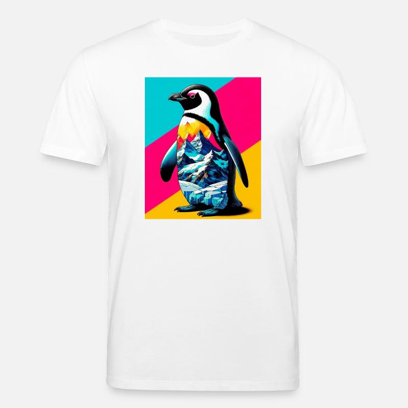 pingouin - T-shirt bio CREATOR Stanley/Stella Unisexe - blanc