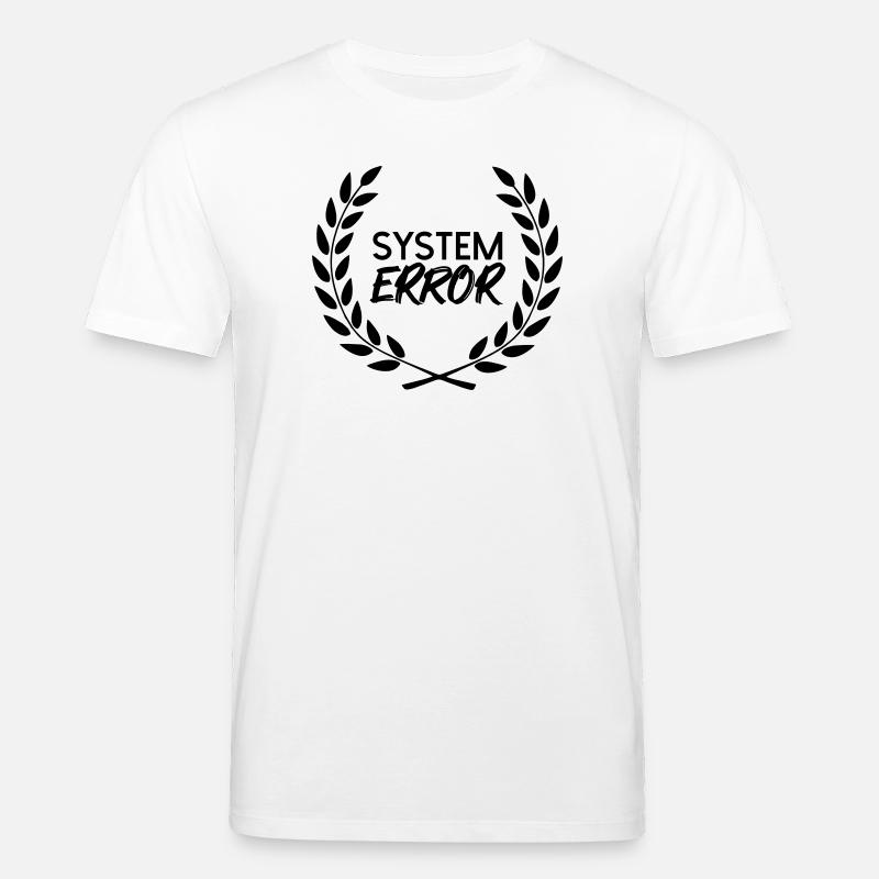 System failure - Stanley/Stella CREATOR Unisex Organic T-Shirt - white