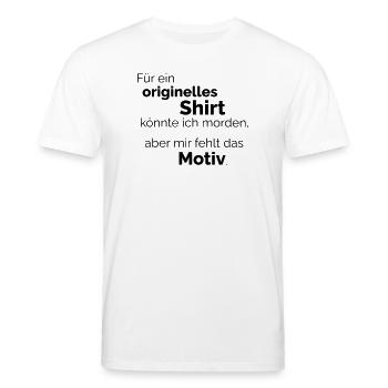 Motiv - Stanley/Stella Unisex Bio-T-Shirt CREATOR  - Weiß - Vorne - Alina (178cm) & Michal (187cm)