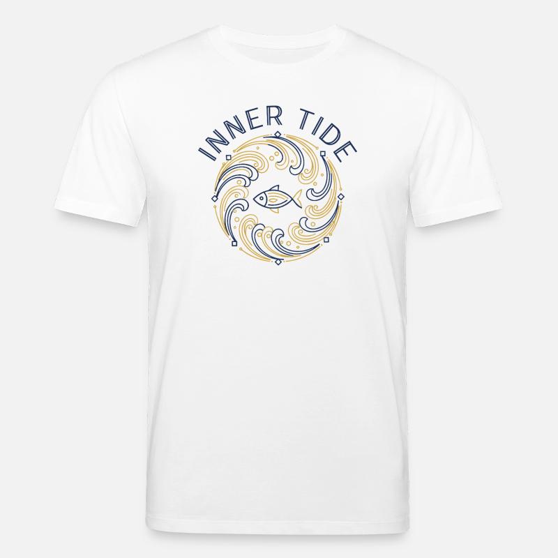 Rivière à marée intérieure - T-shirt bio CREATOR Stanley/Stella Unisexe - blanc