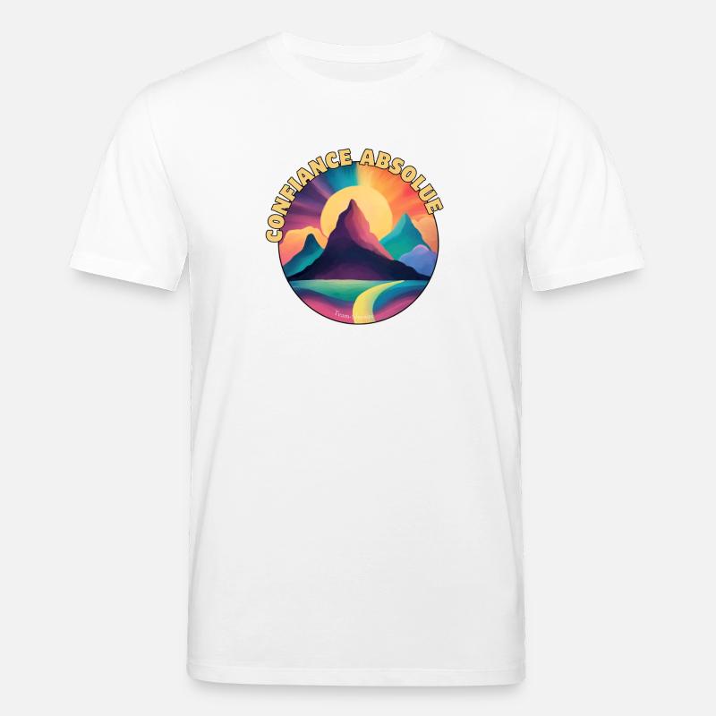 Absolute Trust Regenbogenberge - Stanley/Stella Unisex Bio-T-Shirt CREATOR  - Weiß