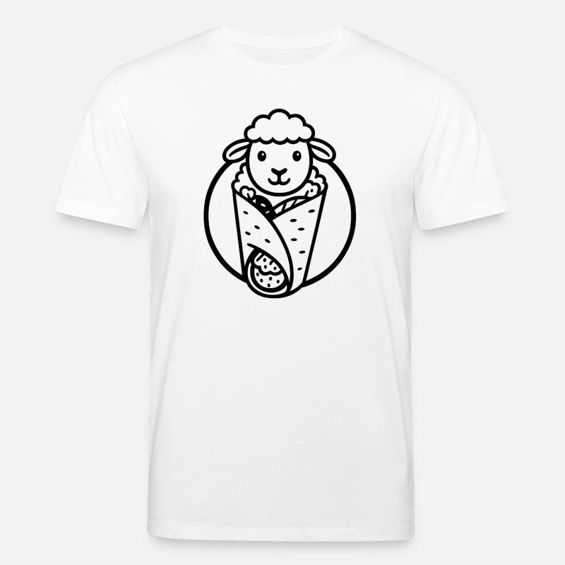 Lamm-Döner | Reduzierter Fleischkonsum - Stanley/Stella Unisex Bio-T-Shirt CREATOR  - Weiß
