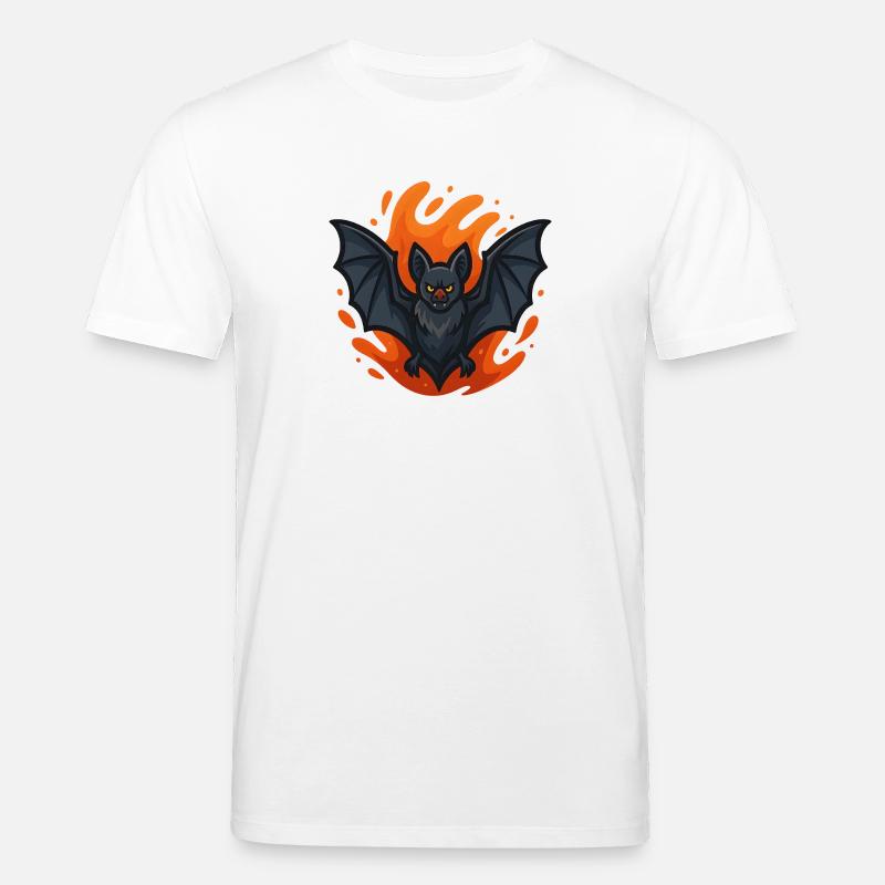 Vampirfledermaus Emblem - Stanley/Stella Unisex Bio-T-Shirt CREATOR  - Weiß