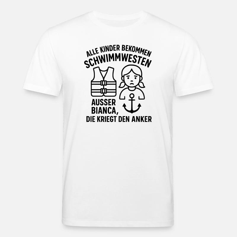 alle kinder witze bianca anker - Stanley/Stella Unisex Bio-T-Shirt CREATOR  - Weiß