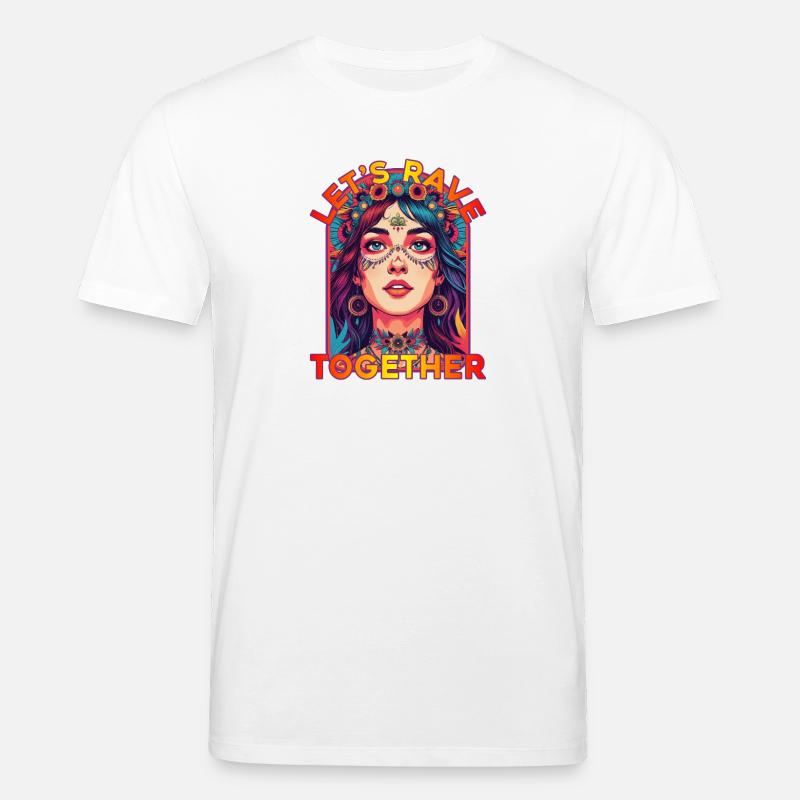 Lasst uns gemeinsam rasen Kandi Goddess - Stanley/Stella Unisex Bio-T-Shirt CREATOR  - Weiß