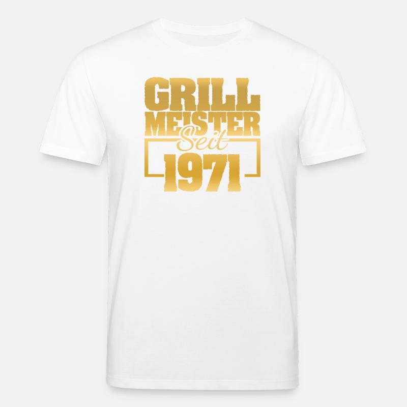 Grillen 1 - Stanley/Stella Unisex Bio-T-Shirt CREATOR  - Weiß