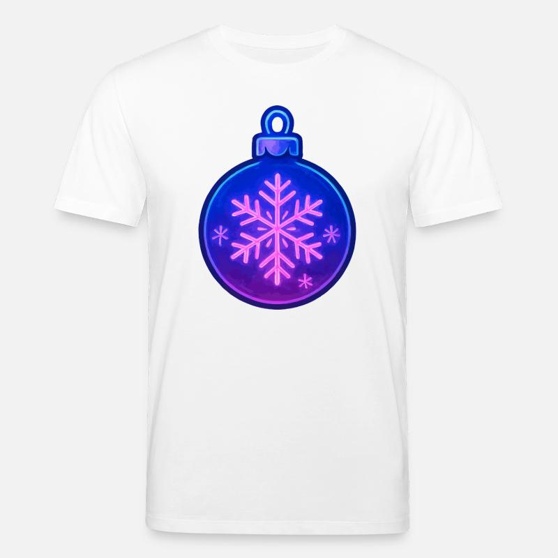 Weihnachtskugel Ornament - Stanley/Stella Unisex Bio-T-Shirt CREATOR  - Weiß