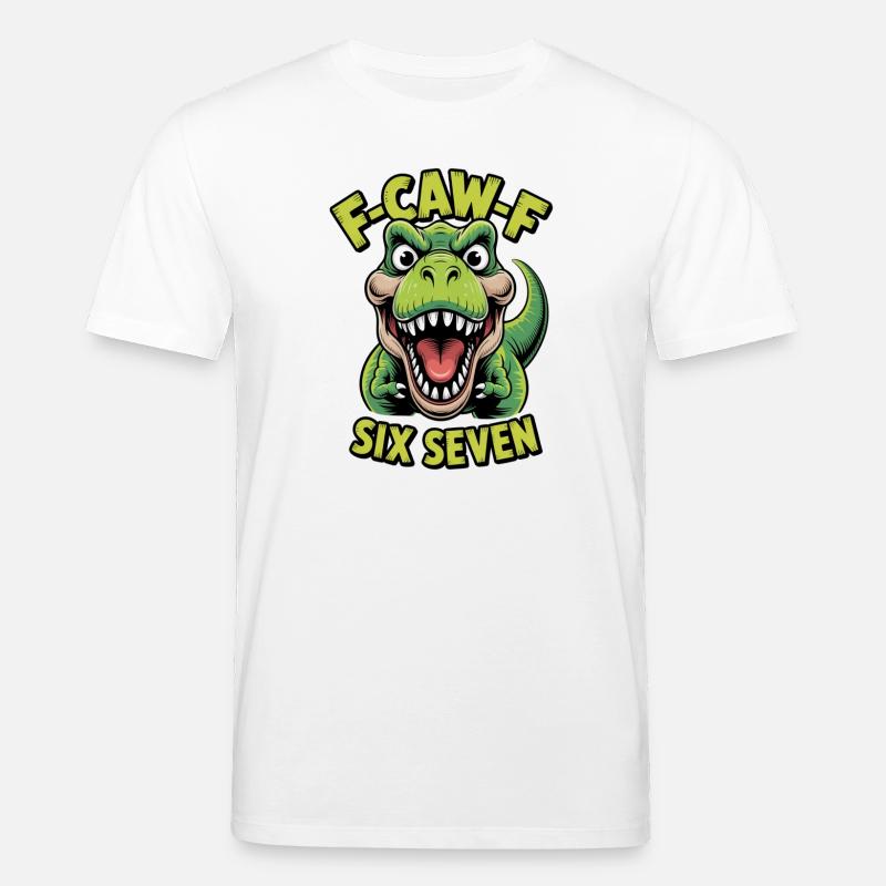Cawing Rex Six Seven Tee - Stanley/Stella Unisex Bio-T-Shirt CREATOR  - Weiß