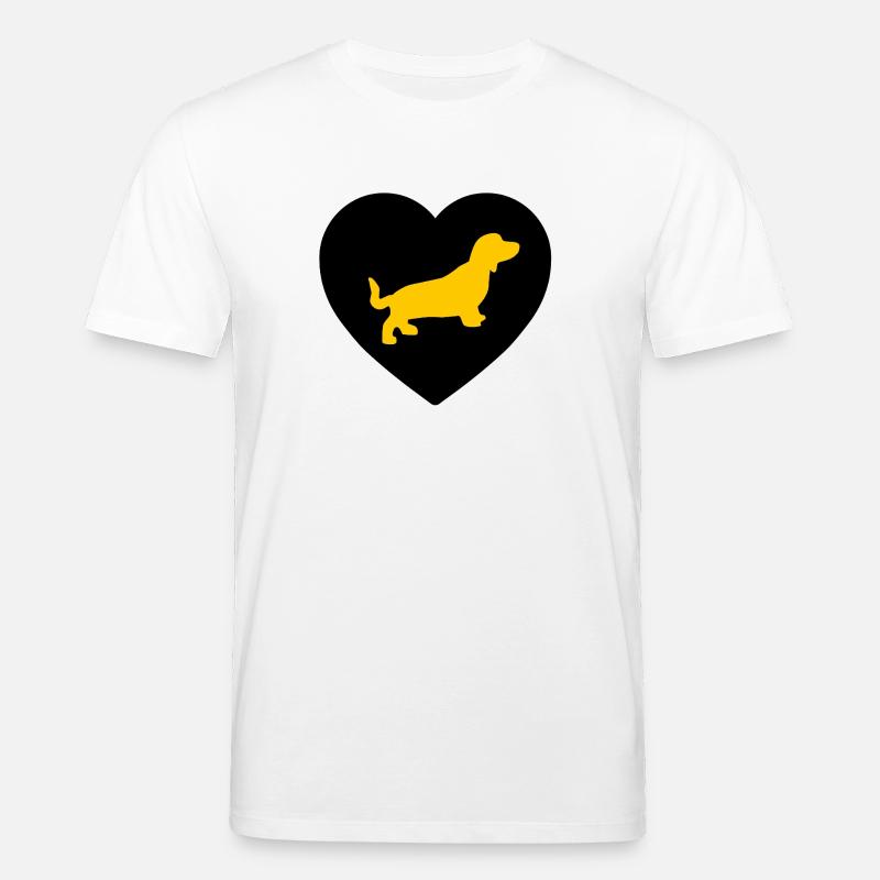 Dackel - Stanley/Stella Unisex Bio-T-Shirt CREATOR  - Weiß
