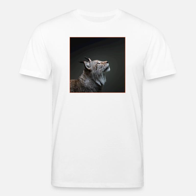 Luchs Blick - Stanley/Stella Unisex Bio-T-Shirt CREATOR  - Weiß