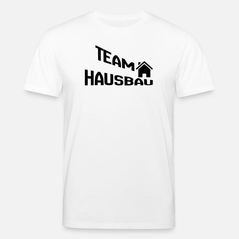 Construction de maisons d’équipe - T-shirt bio CREATOR Stanley/Stella Unisexe - blanc