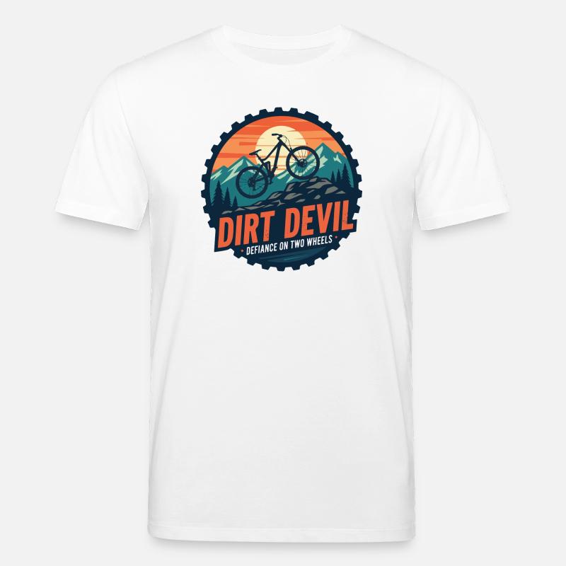 Hymne du VTT Dirt Devil - T-shirt bio CREATOR Stanley/Stella Unisexe - blanc