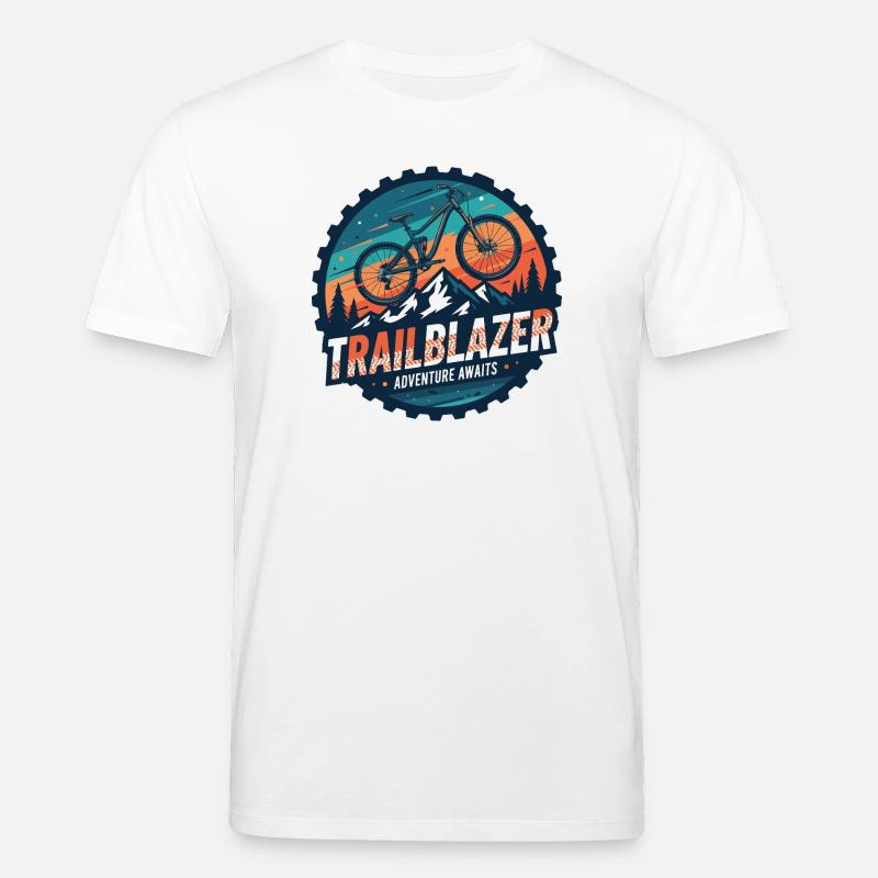 Aventure de VTT Trailblazer - T-shirt bio CREATOR Stanley/Stella Unisexe - blanc