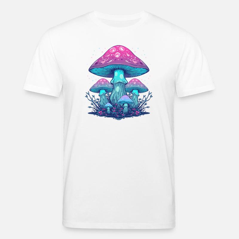 Ätherische Neonpilze - Stanley/Stella Unisex Bio-T-Shirt CREATOR  - Weiß