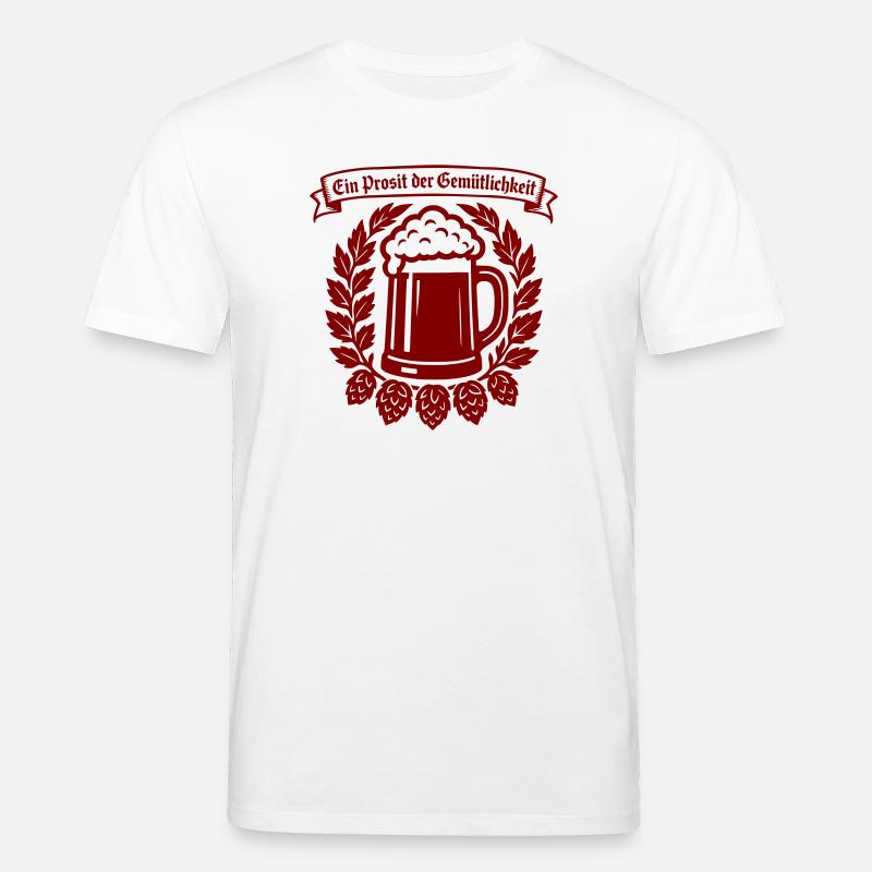 Ein Prosit der Gemütlichkeit - Stanley/Stella Unisex Bio-T-Shirt CREATOR  - Weiß