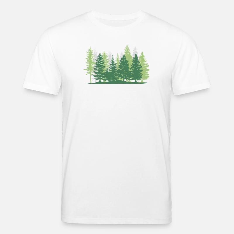 Waldbaumgrün - Stanley/Stella Unisex Bio-T-Shirt CREATOR  - Weiß