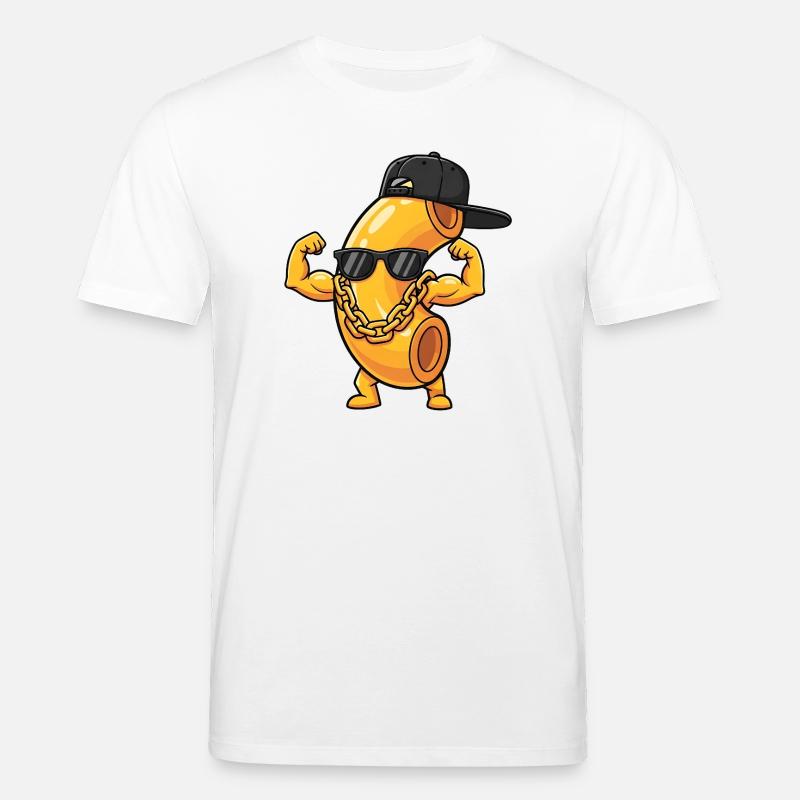 Mac n Cheese lustige Geschenkidee - Stanley/Stella Unisex Bio-T-Shirt CREATOR  - Weiß