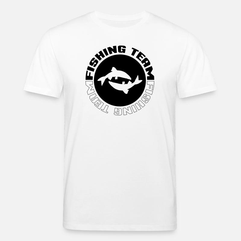 Équipe de pêche - T-shirt bio CREATOR Stanley/Stella Unisexe - blanc