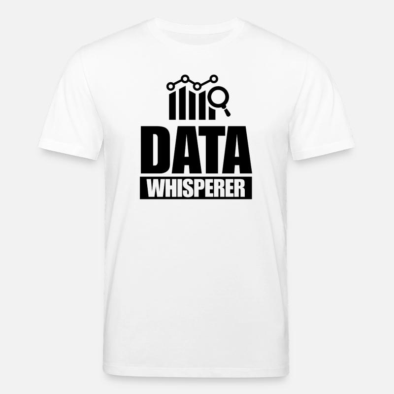 Data Analyst Scientist Engineering Analysis - Stanley/Stella CREATOR Unisex Organic T-Shirt - white