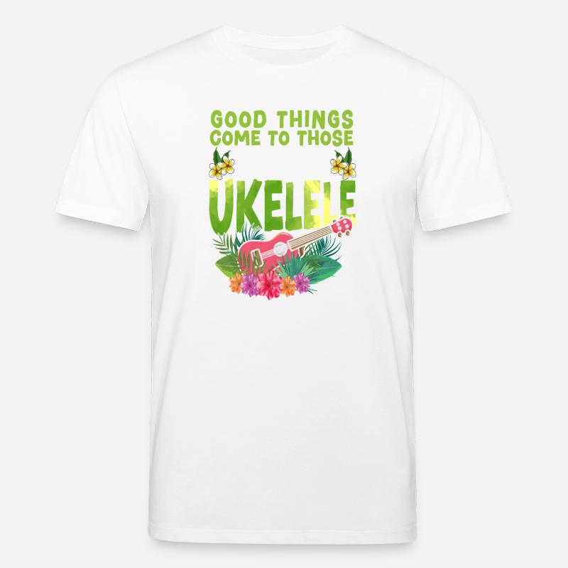 Hawaiian Ukulele Uke Good Things - Stanley/Stella Unisex Bio-T-Shirt CREATOR  - Weiß